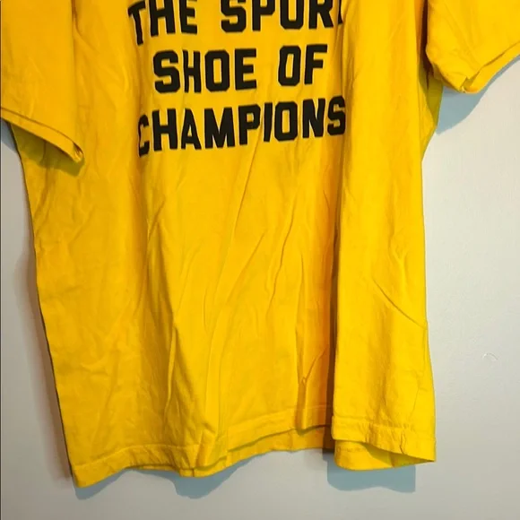 Nike Yellow Tee with Black Text - Picture 7 of 8